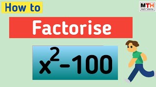 Factorise x^2-100 || Factor x2-100