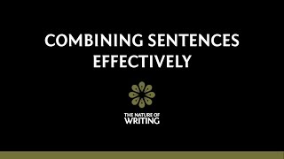 How to Combine Sentences Effectively