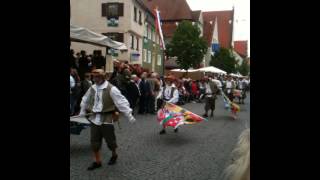 Bürgerwehr Spielmanns- und Fanfahrenzug TV Lauingen 1869 Historische Festtage Gundelfingen