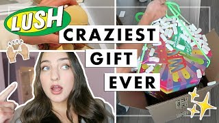 *UNBOXING* THE BEST GIFT EVER! Massive Lush Haul