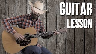 How to Play Easy Acoustic Guitar Chord Embellishments with Triplets - Country Bluegrass Lesson