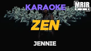 JENNIE - ZEN KARAOKE Instrumental With Lyrics