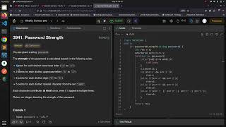 Leetcode 3941 Password Strength | Weekly Contest 503