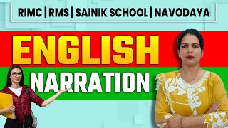 Narration Mastering Direct and Indirect Speech for RIMC, RMS, Sainik School, KVS