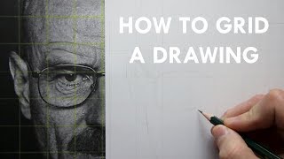 How To GRID a REALISTIC PORTRAIT DRAWING!