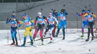 16.02.25. Биатлон. Чемпионат Мира. Гонка преследования. Женщины. Трансляция из Швейцарии.