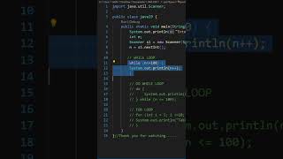DAY 19 || Explain 3 loops with example (while loop,do while loop, for loop )|| #short #shorts#viral