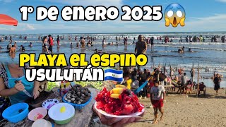 😱🚨MILES DE PERSONAS EN PLAYA EL ESPINO, USULUTÁN, EL SALVADOR 🇸🇻así el ambiente este \