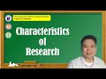 research meaning characteristics and purposes