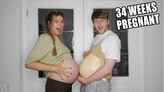 24 HOURS BEING PREGNANT With Pregnant Girlfriend!