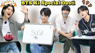 BTS ki Special Dosti 👬 //Part - 1//  Real Hindi Dub // 2022 Special