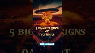 5 BIGGEST SIGNS OF QAYAMAT 💥😱 #islam #qayamat #shortfeed #viralshort