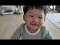 vlog 8개월 9개월 아기 놀아주기 육아 브이로그 걷기 시작 첫눈 셀프 성장사진 현실육아 집콕 촉감놀이 광주 키즈카페 baby vlog