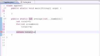 Java Programming Tutorial - 35 - Variable Length Arguments