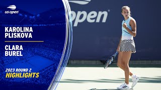 Karolina Pliskova vs. Clara Burel Highlights | 2023 US Open Round 2