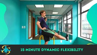 Follow Along 15-Minute Dynamic Stretching Flexibility Routine (Energizing & Fun!)