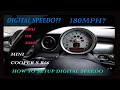 How to set & show digital speed mph or Kmh in Mini Cooper R56:Change speedo to MPH/KPH. Hidden Menu