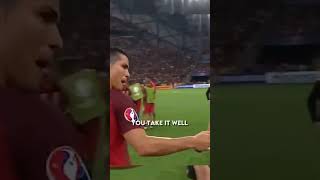 Ronaldo motivate his player 🤫