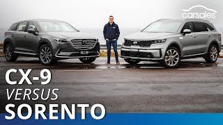 Kia Sorento GT-Line v Mazda CX-9 Azami 2020 Comparison Test @carsales.com.au