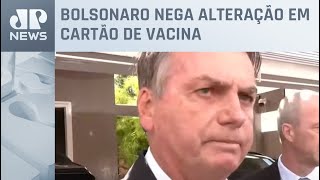 Antes de ir à PF, Bolsonaro diz que não foi vacinado: “Foi uma decisão pessoal minha”