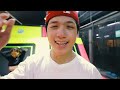 last to stop jumping challenge trampoline park ranz and niana