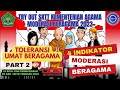 TRY OUT SKTT MODERASI BERAGAMA 2023; TOLERANSI UMAT BERAGAMA; PART 2 #pppk #kemenag #pppkkemenag