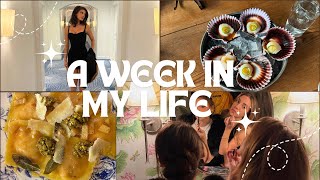 week in my life vlog | events, dinners, + my special menu item at Craig’s