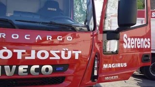 Szerencs Tűzoltóság Magirus létra