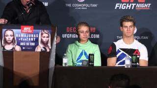 Paige VanZant address media after her UFC Fight Night 80 loss