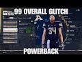 *WORKING*99 OVERALL GLITCH IN ROAD TO GLORY NCAA 25!! POWERBACK AFTER PATCH