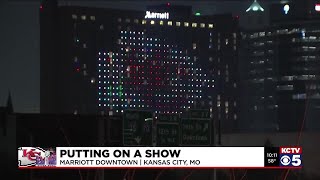 Downtown Marriott puts on a show to celebrate Chiefs