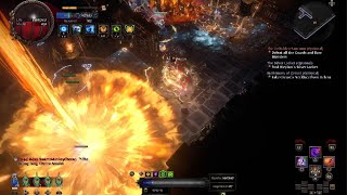 POE 3.25 Hexblast Mine Assassin Budget 30d build - test dmg with less dmg relic Sanctum 81+