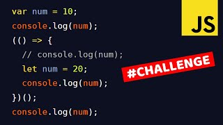 Guess the Output JavaScript Challenge | Variable Scope, Hoisting & ReferenceError | Learn JavaScript