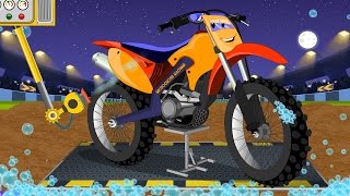 Motocross Bike | Childrens Cartoon | Car Video  For Kids