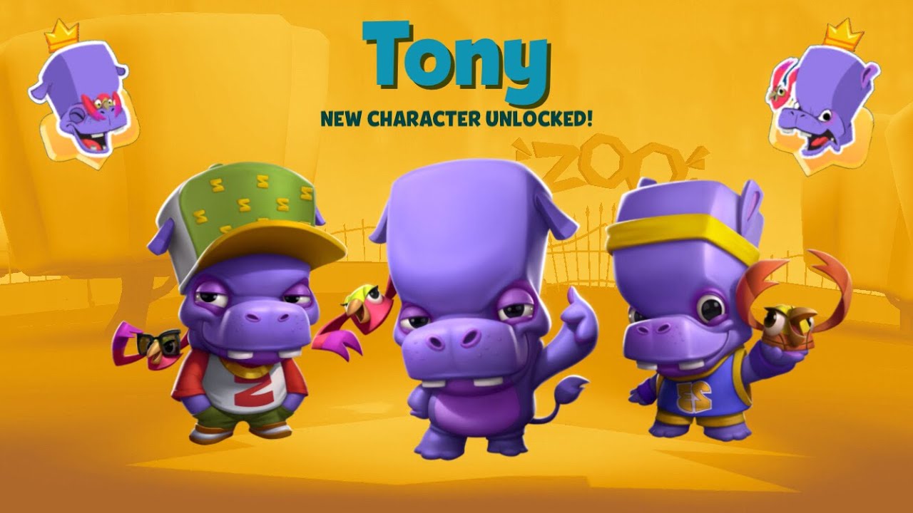 UNLOCKING *NEW* TONY CHARACTER + 2 SKINS | Zooba - YouTube