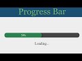 Build a Progress Bar | Web Development