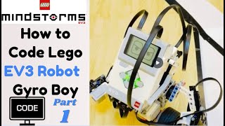 Build \u0026 Code Gyro Boy Part 1: Master Turns with LEGO Mindstorms EV3 Robot Trainer!