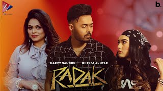 Radak (Official Video) | Harvy Sandhu | Gurlej Akhtar