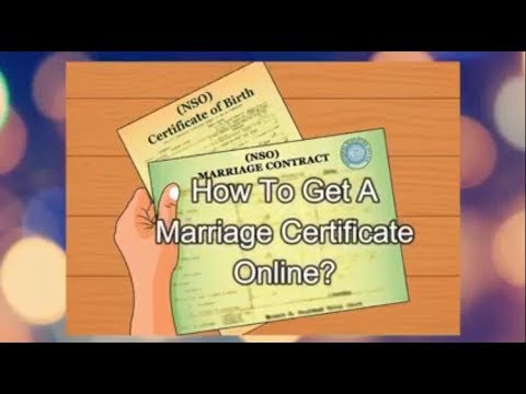 How To Get Marriage Certificate Online - NSO Philippines How To Get Marriage Certificate Online - NSO Philippines