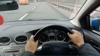 FORD FOCUS CUTTING UP IN TRAFFIC POV