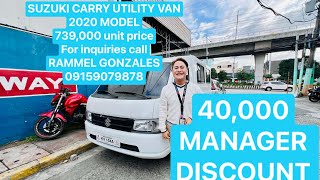 Best car for business use with 16 seaters all new Suzuki Carry utility van 2025 MODEL.