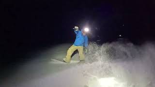 a good powsurf night out.