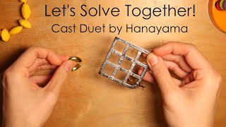 Let's solve together! - Hanayama Cast Duet