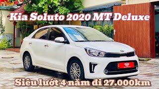 Siêu lướt Kia Soluto 2020 số Sàn bản full đi cọp chuẩn 27.000km giá Rẻ tại ST ô tô Dĩ An