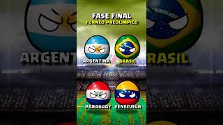 ARGENTINA en  el Torneo  PREOLÍMPICO SUDAMERICANO 2024 SUB-23  countryballs