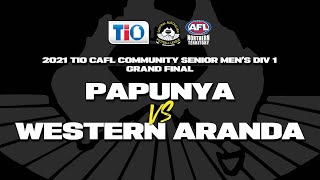 2021 TIO CAFL Community Senior Men's Div 1 Grand Final: Papunya vs Western Aranda