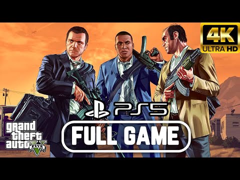 GTA 5 PS5 REMASTERED Gameplay Walkthrough, FULL GAME, 4K, 60 FPS, No Commentary