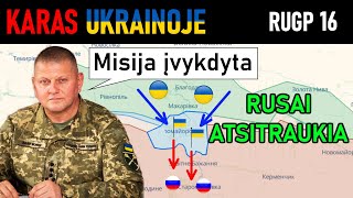 Rugp 16: Tai Oficialu! Ukrainiečiai IŠLAISVINA GYVENVIETES. IŠKART STUMIASI TOLIAU | Karas Ukrainoje