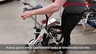 Sähköpyörän käyttöohje | Taitettava sähköpyörä GoCamp E-Bike | Polkupyörä matkailuajoneuvoon