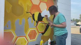 Artists paint downtown Montrose as part of 'community beautification' project